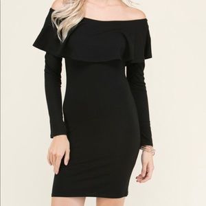 “Black seduction” dress